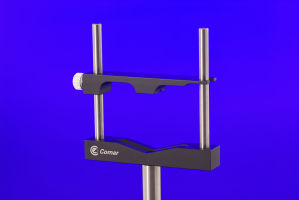 Sliding-arm lens holders